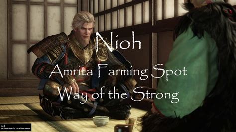 amrita farming lv 180 way of the strong|Nioh: The Best Amrita Farming Methods .